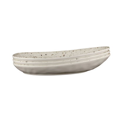 Melamine Oval Plate - Chocolate Chip