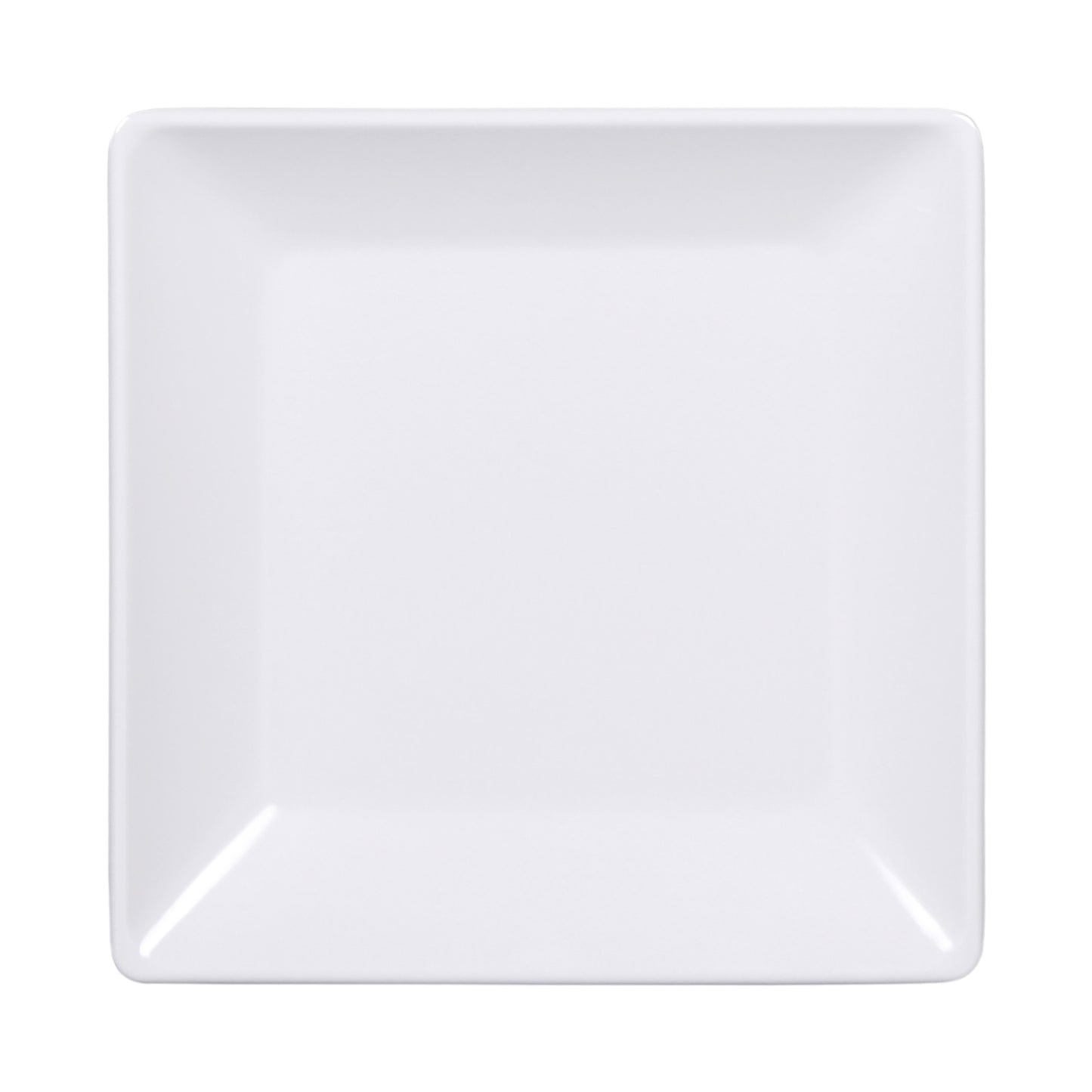 Melamine Square Plate - White