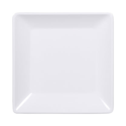 Melamine Square Plate - White