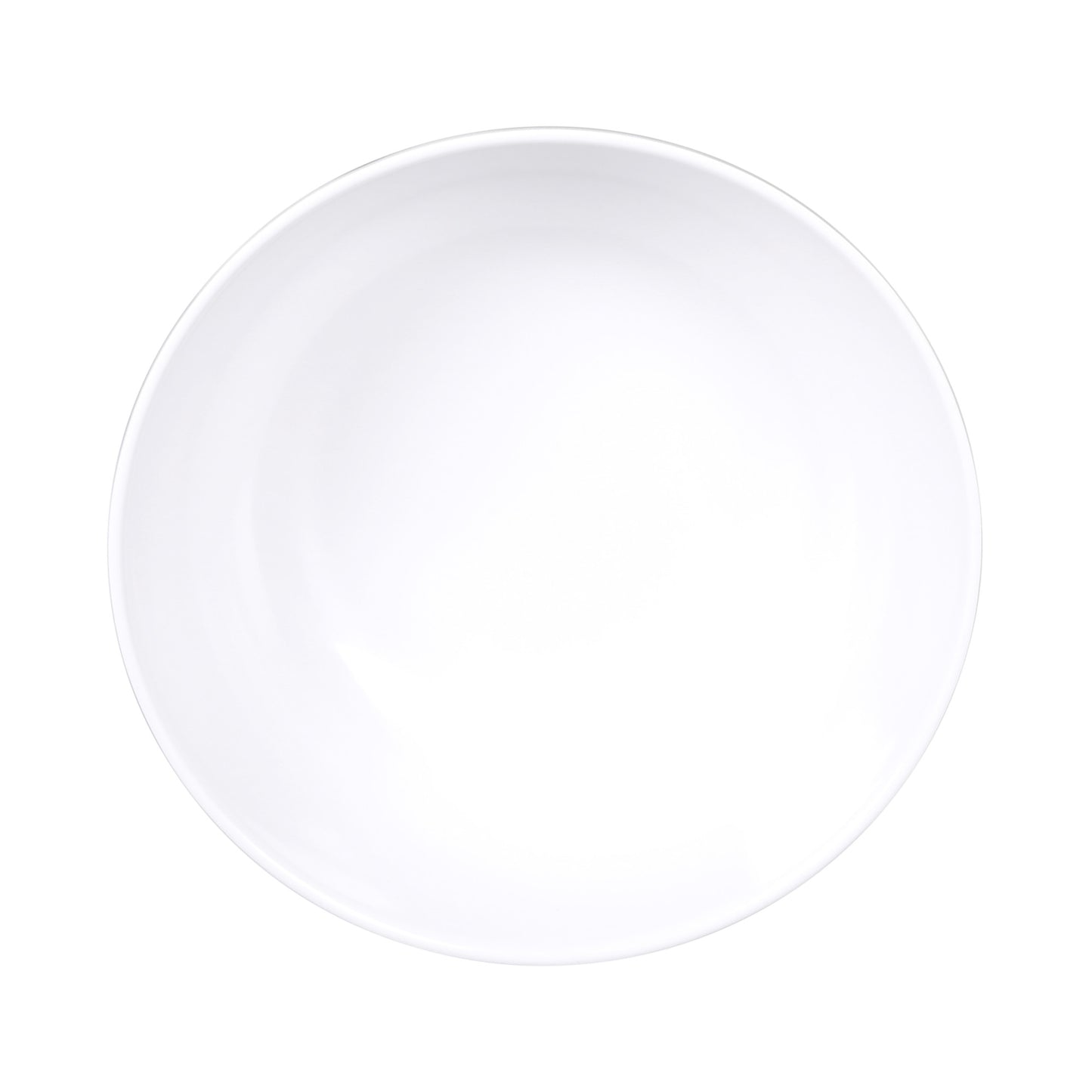 Melamine Round Bowl - White