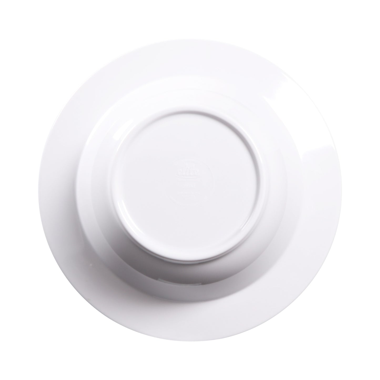 Melamine Round Crackle Bowl - White