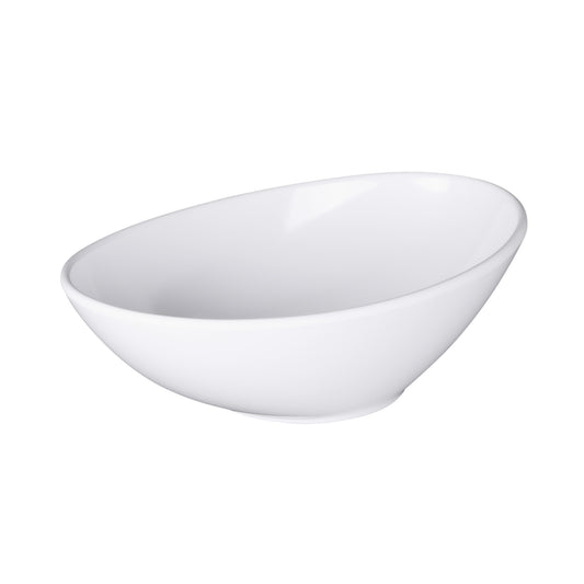 Melamine Oblong Large Bowl - White