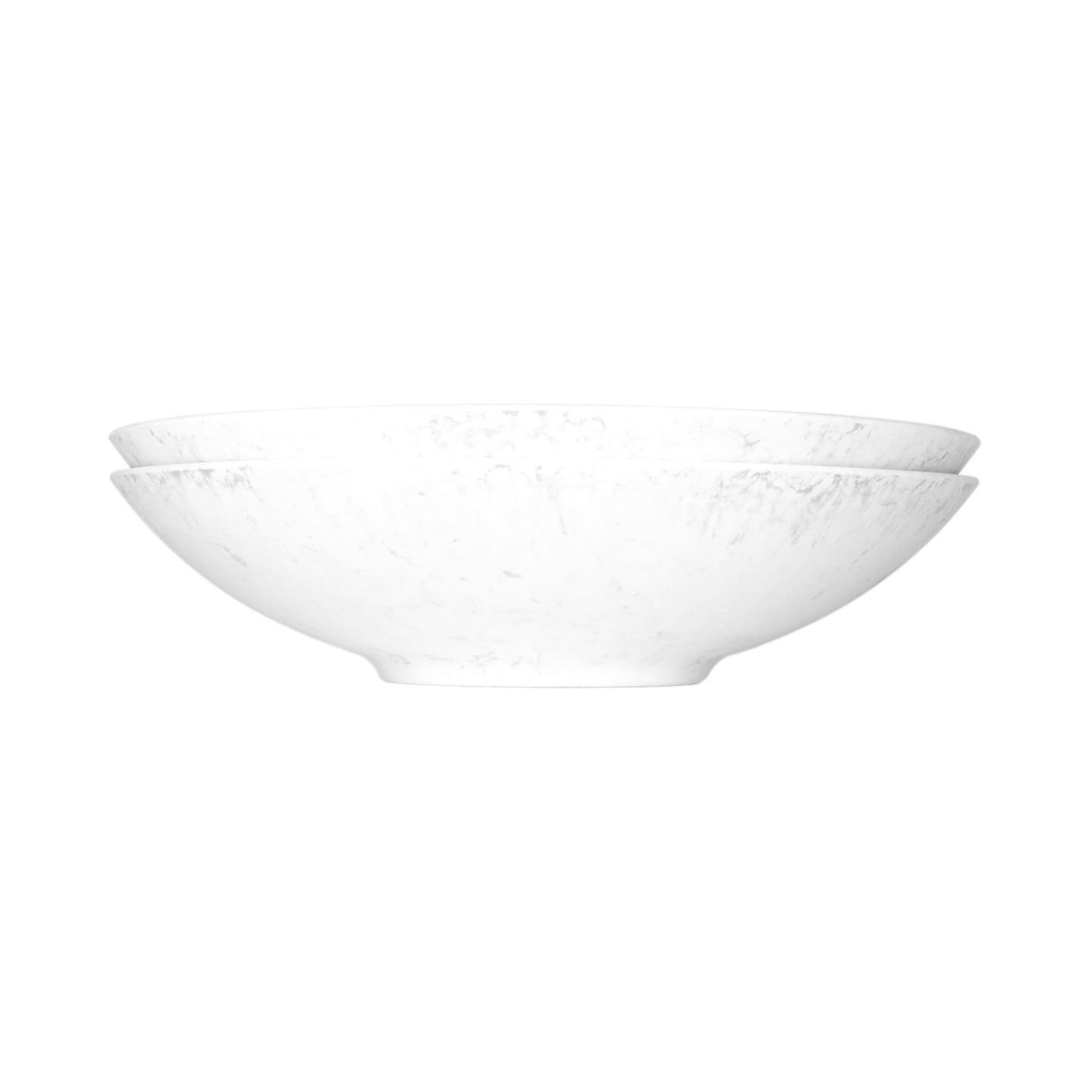 Melamine Round Bowl - Gray Marble