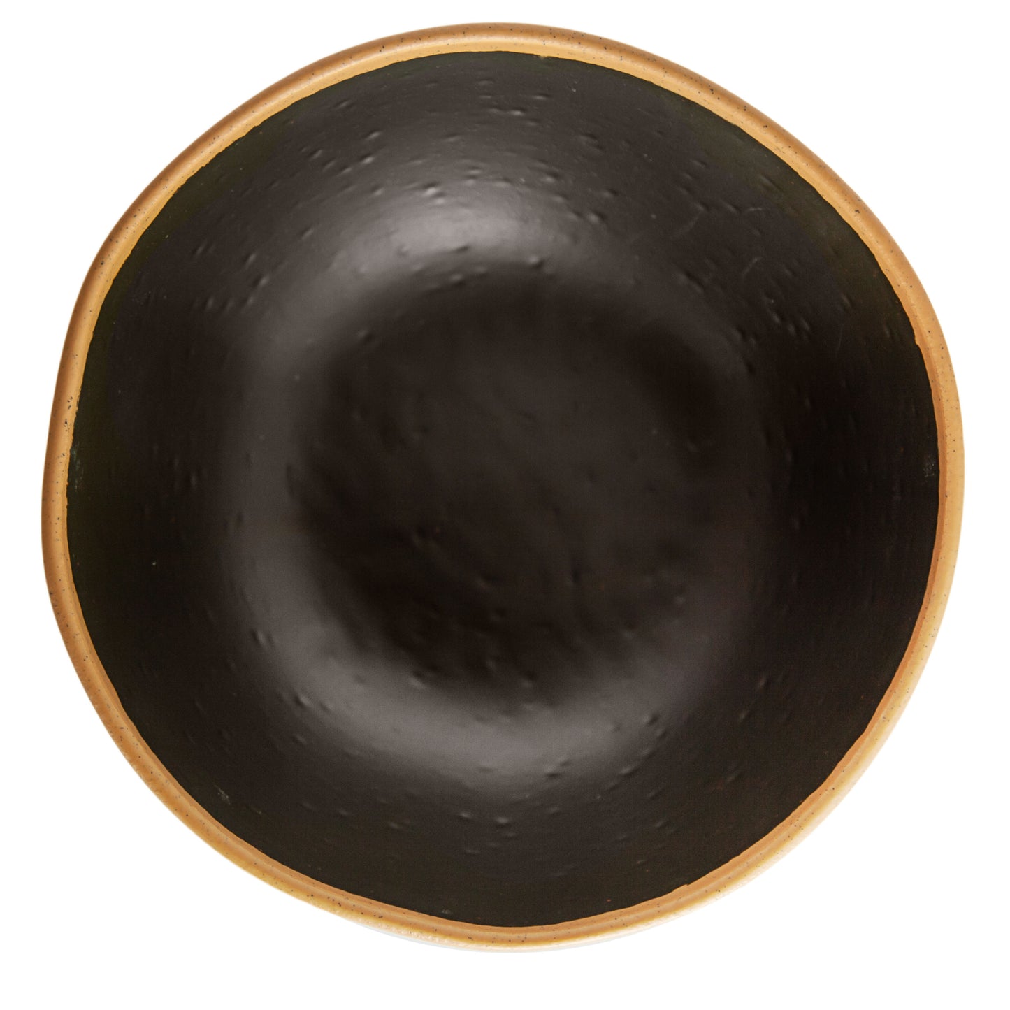 1.5 qt. Brown, Melamine, Large Entree Bowl, (1.7 qt. rim-full), 8.25" Top Dia., 2.75" Deep, G.E.T. Pottery Market Glazed (12 Pack)