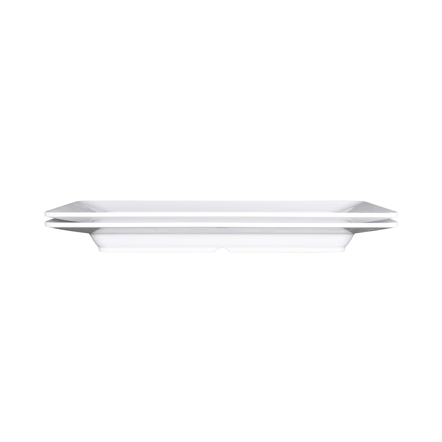 Melamine Rectangular Plate - White