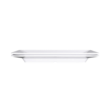 Melamine Rectangular Plate - White