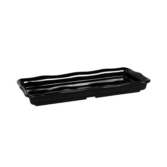 Melamine Rectangular Organic Tray - Black