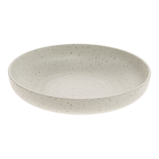 24 oz infuse stone natural round melamine bowl (small), 7.67"L x 7.67"W x 1.5"H, GET, cheforward