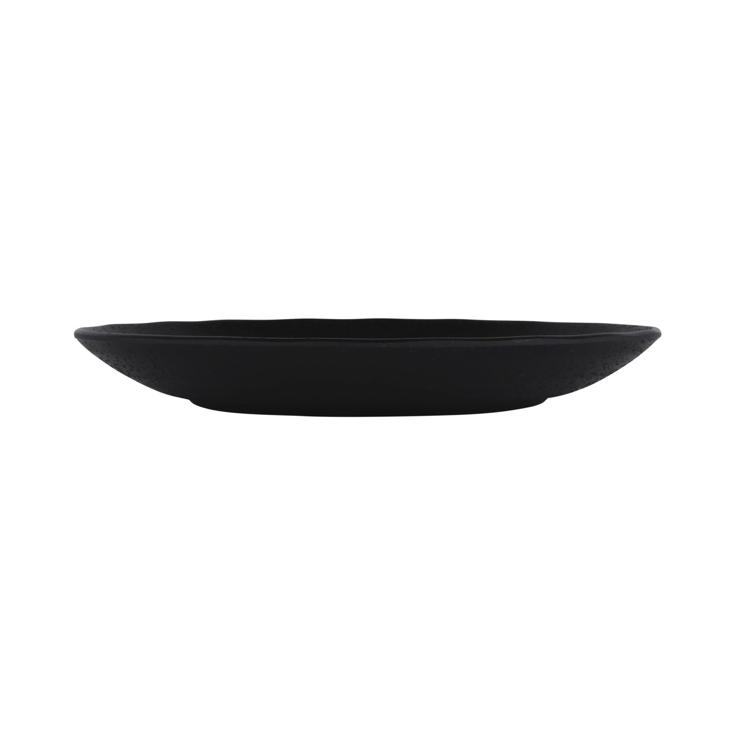 Melamine Round Plate - Black