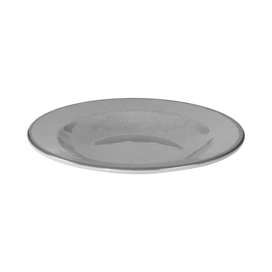Melamine Round Crackle Pasta/Soup Bowl - Gray