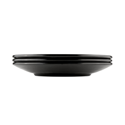 Melamine Round Pebble Plate - Black