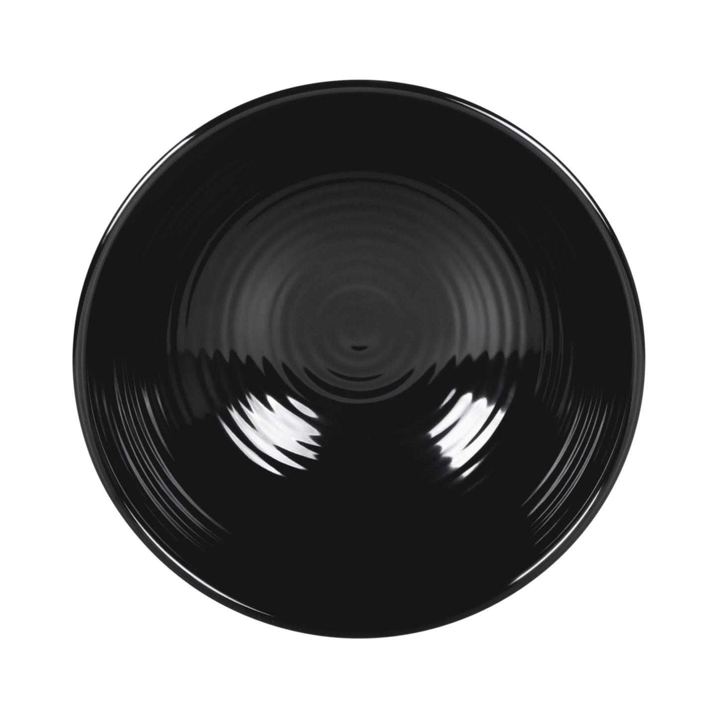 Melamine Round Ring Bowl - Black