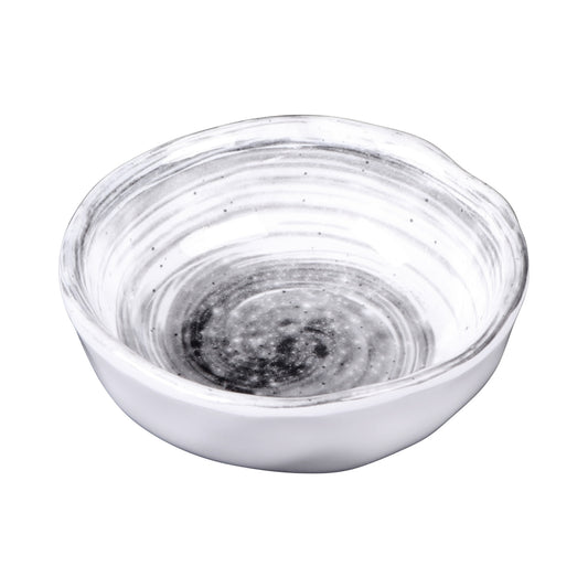 Melamine Round Bowl - Black Design