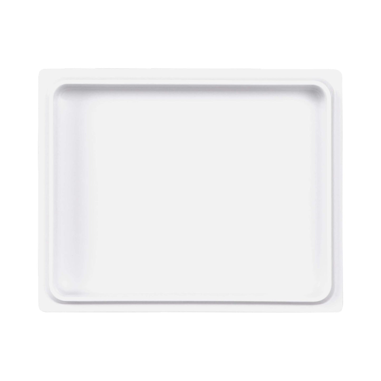 Melamine Rectangular Reversible Bin Lid - White