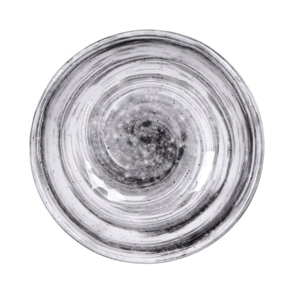 Melamine Round Bowl - Black Design
