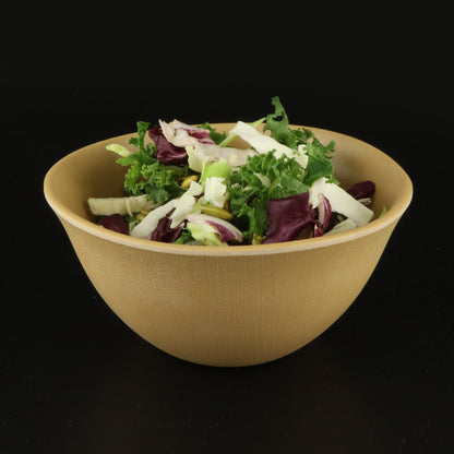Melamine Round Bowl - Rattan