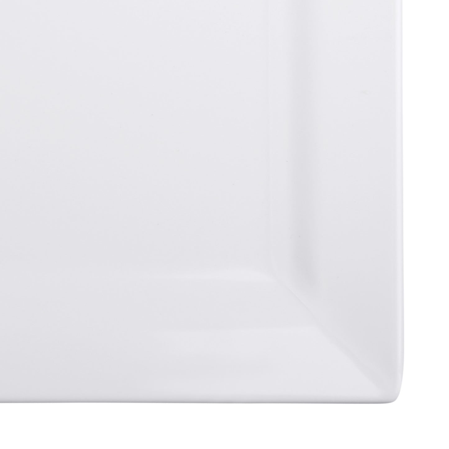 Melamine Square Plate - White