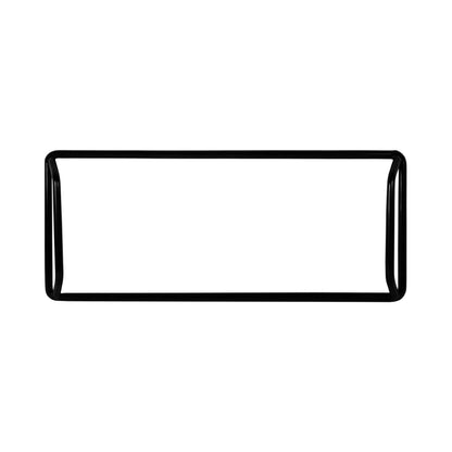 Melamine Rubber Coated Steel Rack - Black