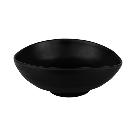 Melamine Oval Bowl - Black