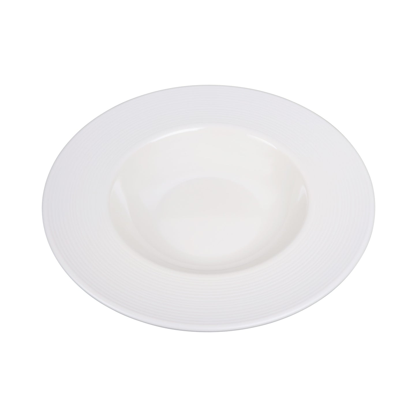 Melamine Round Past/Soup Bowl - Cream Glaze