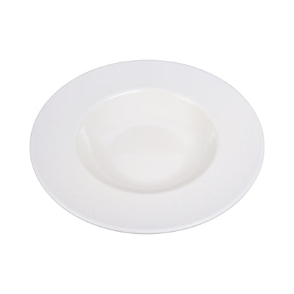 Melamine Round Past/Soup Bowl - Cream Glaze