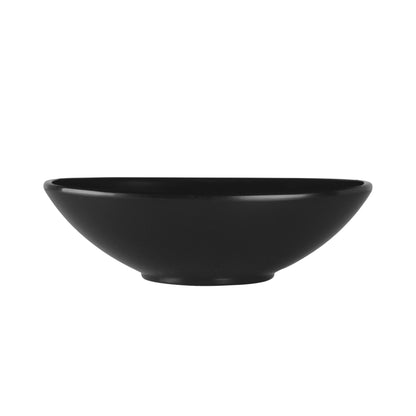 Melamine Oblong Bowl - Black