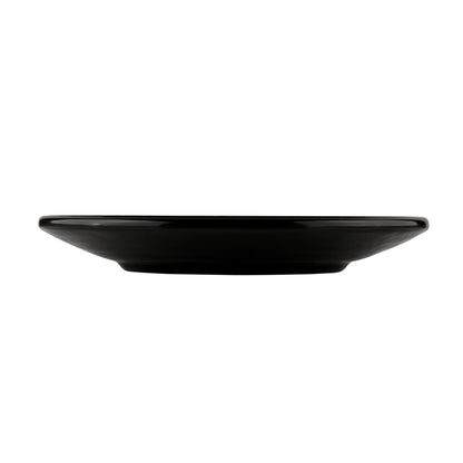 Melamine Round Pebble Plate - Black