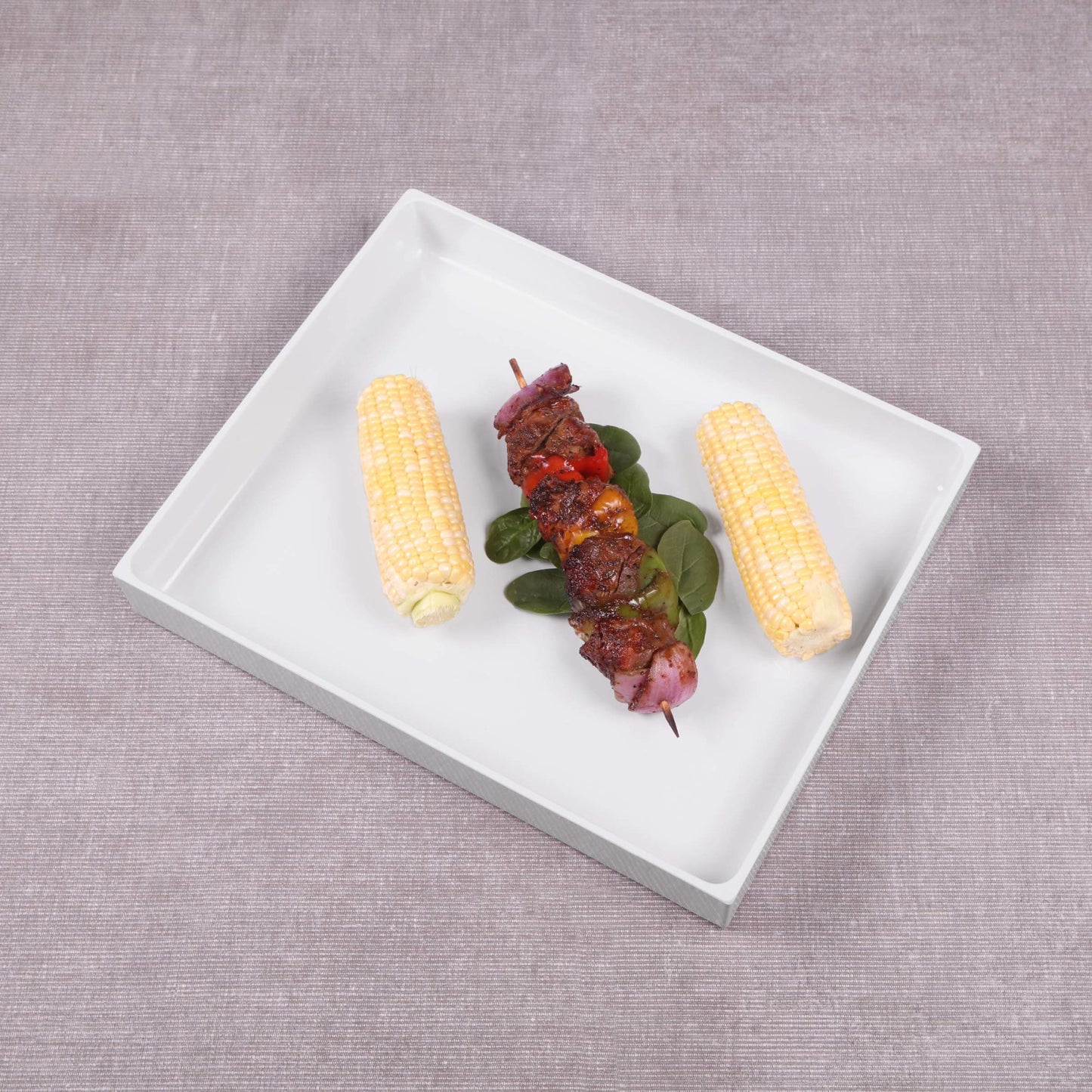 Melamine Rectangular Bin - White