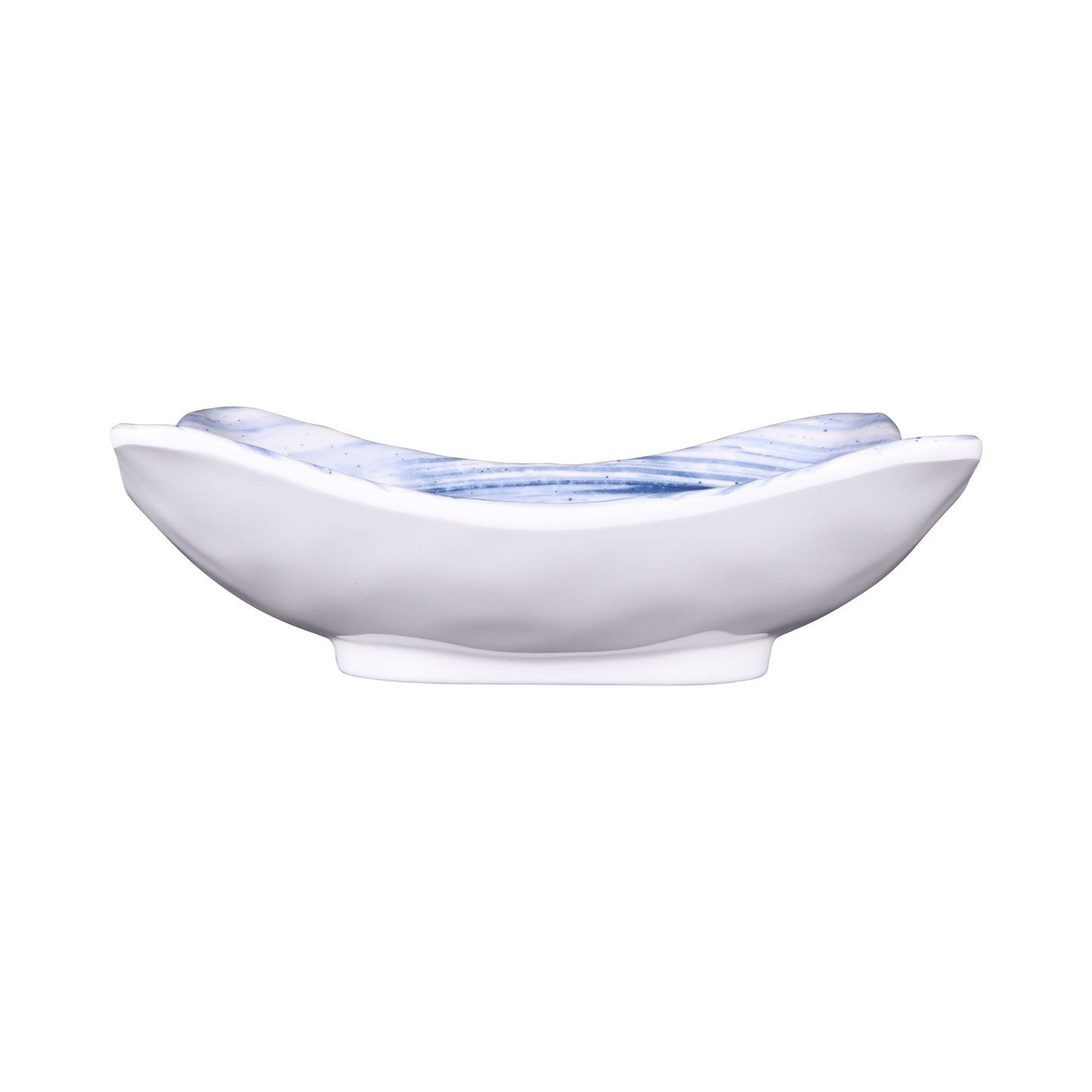 Melamine Square Bowl - Navy Design
