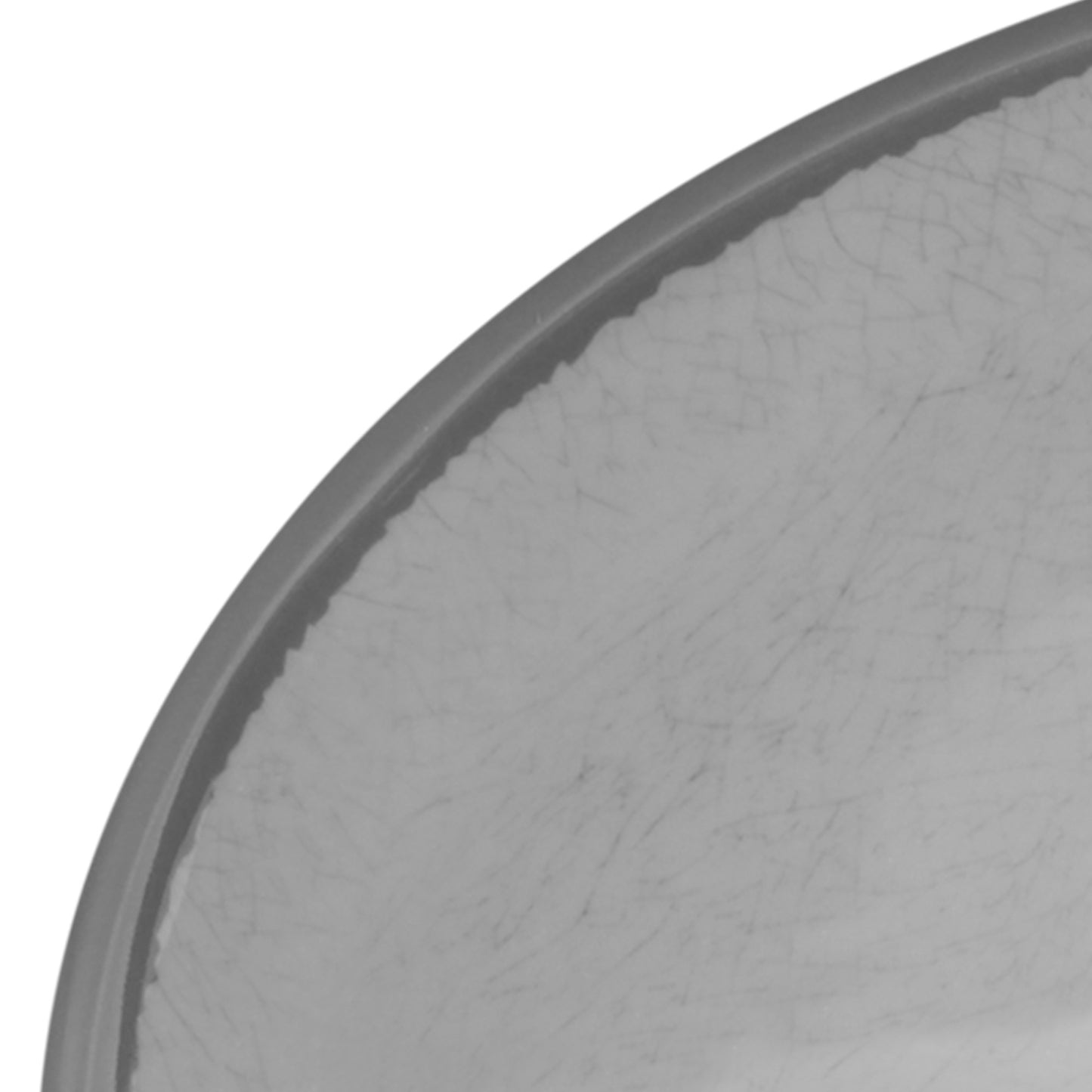 Melamine Oval Crackle Plate - Gray