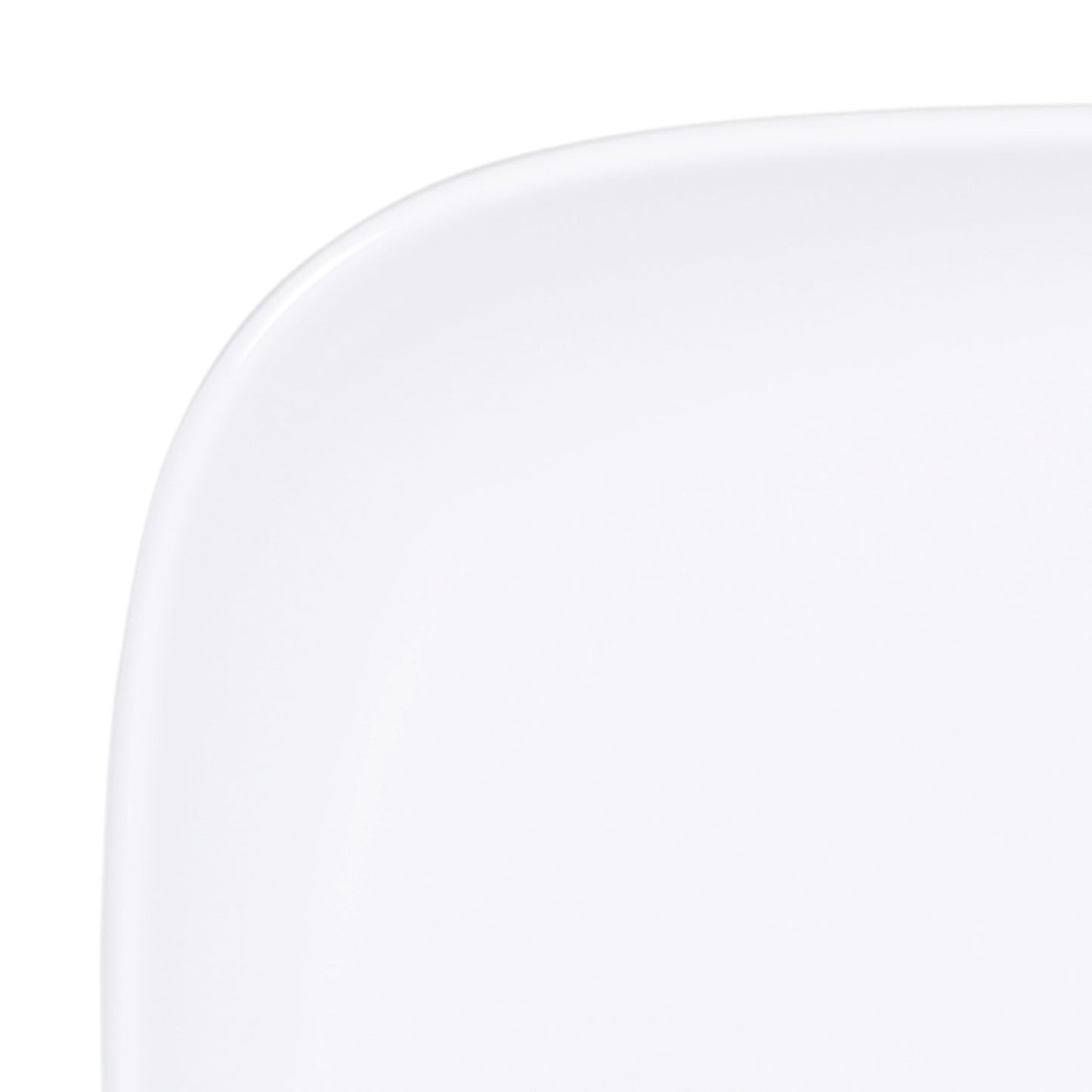 Melamine Square Plate - White