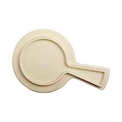 Melamine Round Serving Board - Driftwood