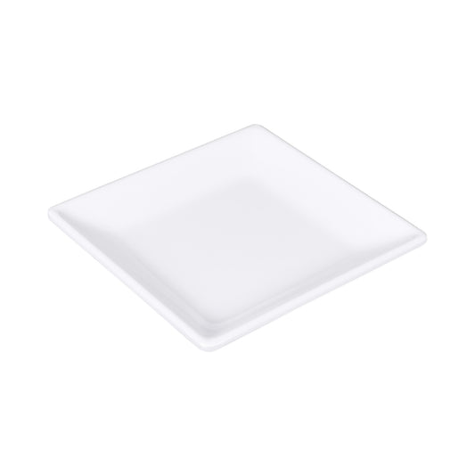 Melamine Square Plate - White