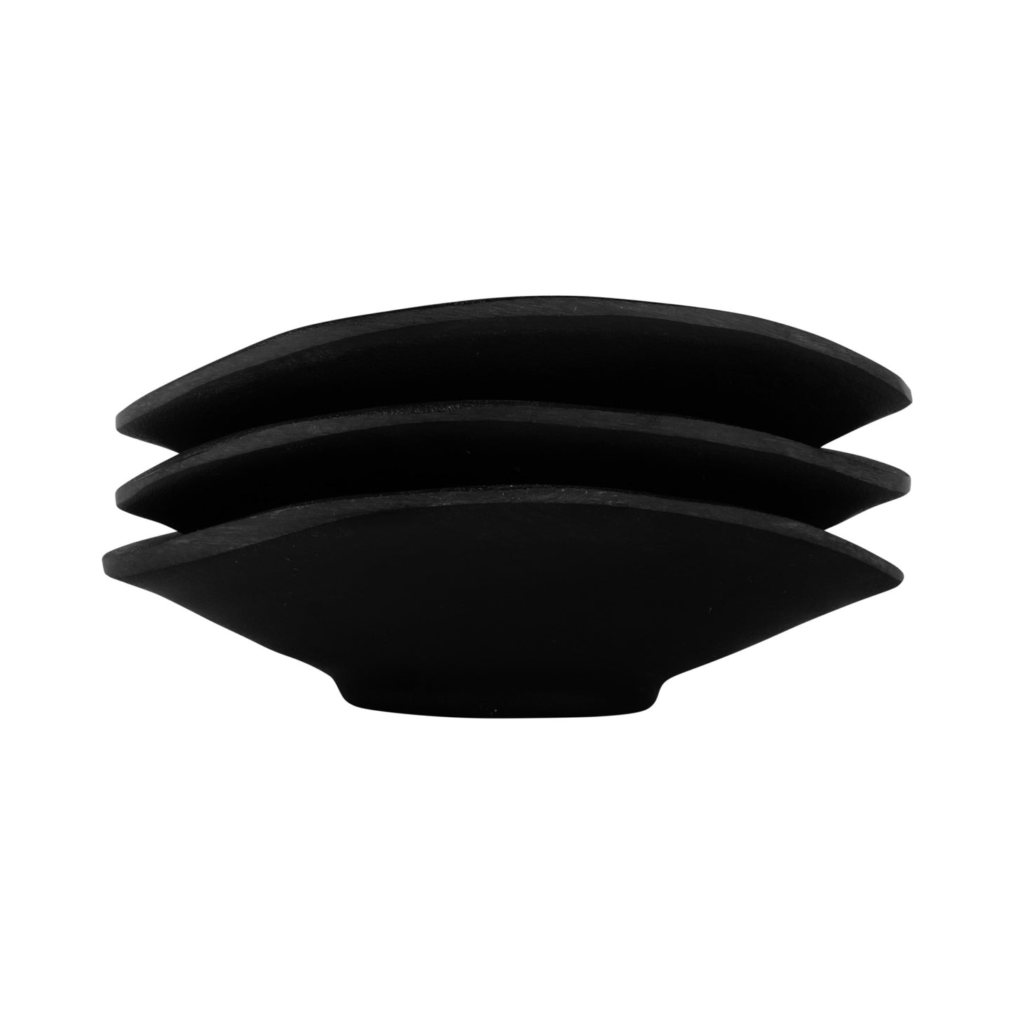 Melamine Oval Plate - Black