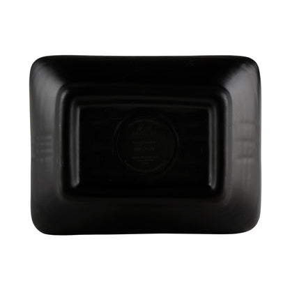 Melamine Two-Tone Sauce Dish - Black Outside, Red Inside