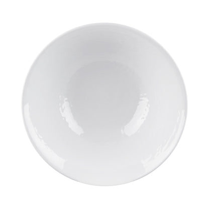 Melamine Bowl - White Matte Finish Outside/White Gloss Finish Inside