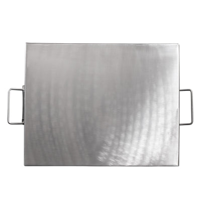Rubbercoated Steel Stainless Steel Tray - Stainless Steel