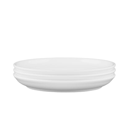 Melamine Round Coupe Plate - White