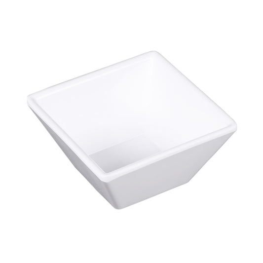 Melamine Square Bowl - White