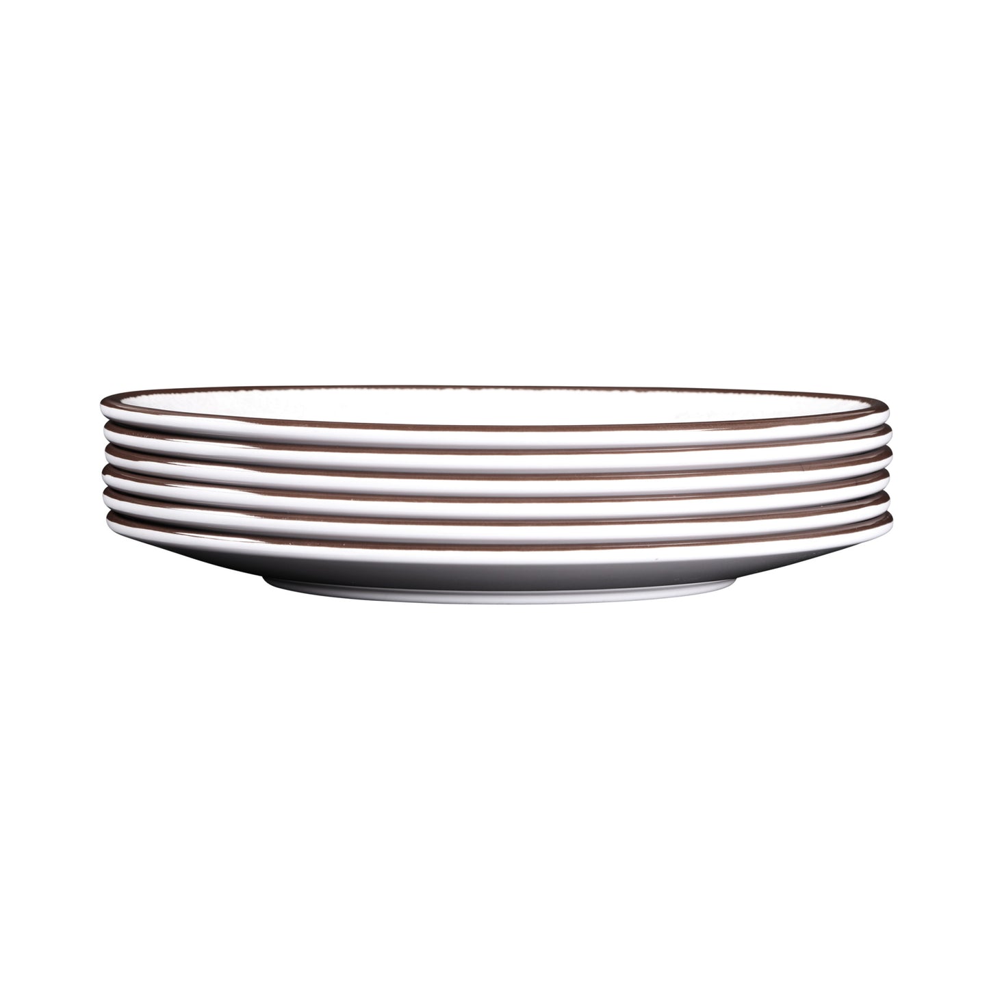 Melamine Oval Crackle Plate - White