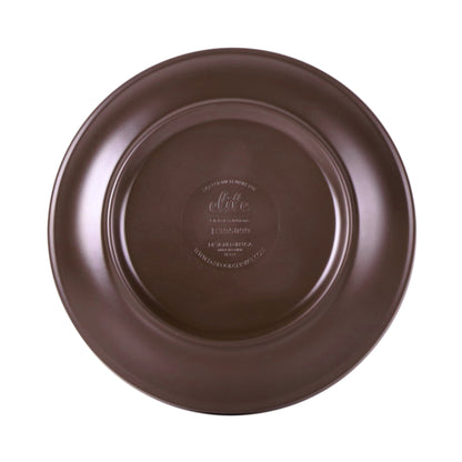 Melamine Round Coupe Plate - Stardust Blue