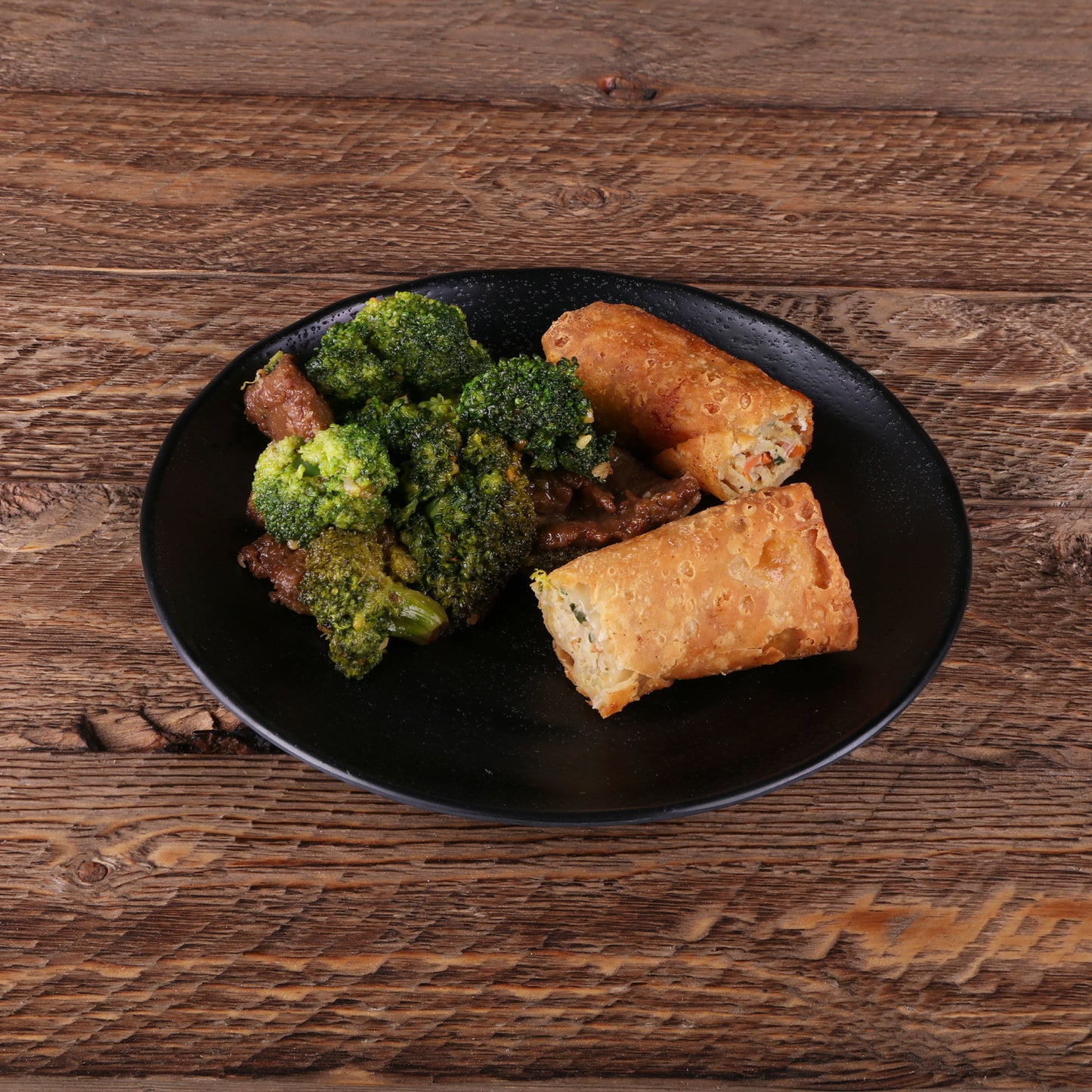 Melamine Round Plate - Black