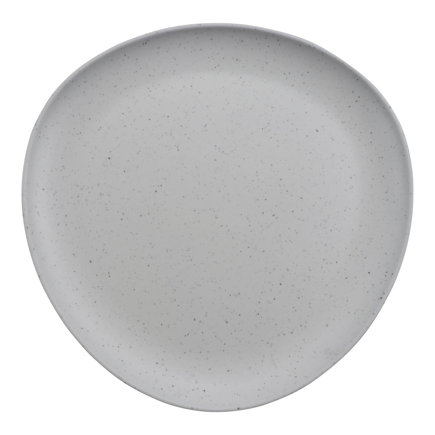 12" revive stone natural/black triangle melamine platter (extra large), 12"L x 12"W x .5"H, GET, cheforward