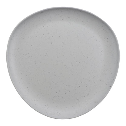 12" revive stone natural/black triangle melamine platter (extra large), 12"L x 12"W x .5"H, GET, cheforward
