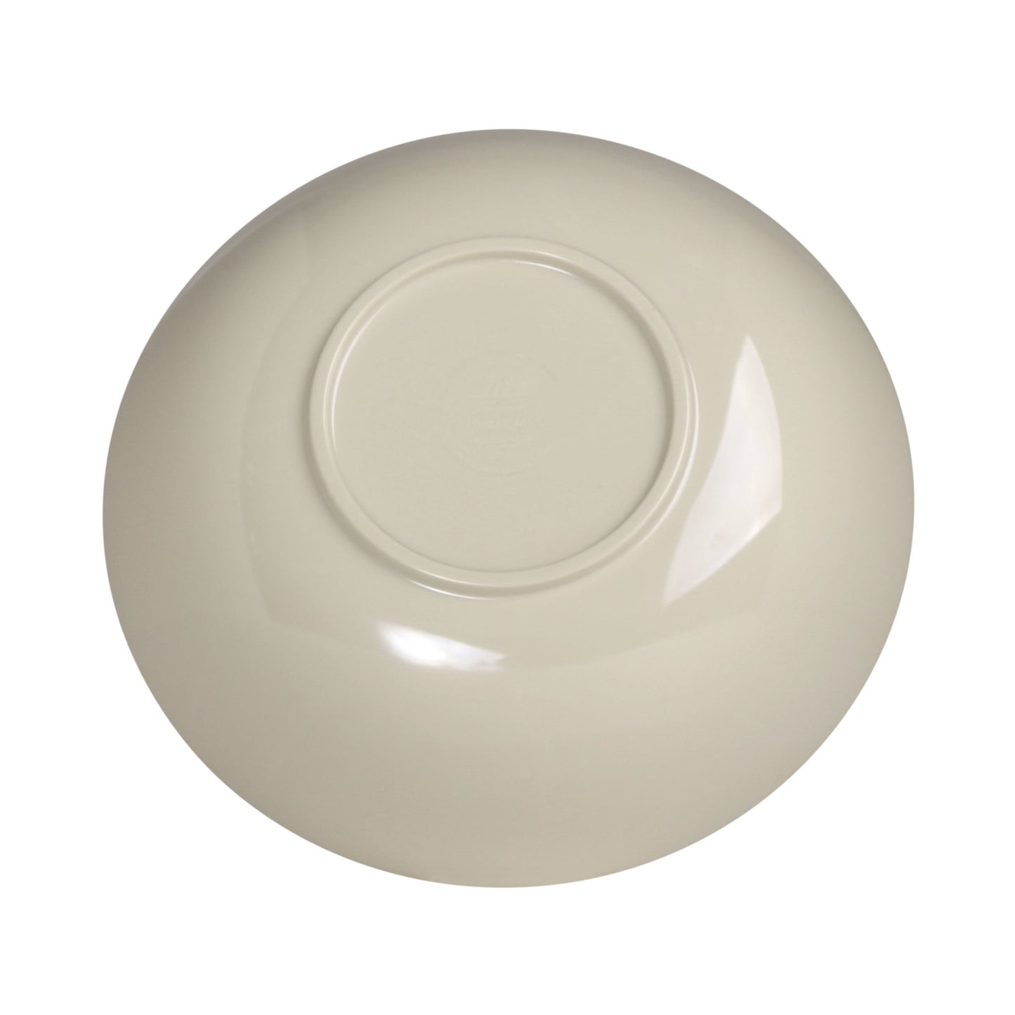 Melamine Round Crackle Bowl - Vanilla