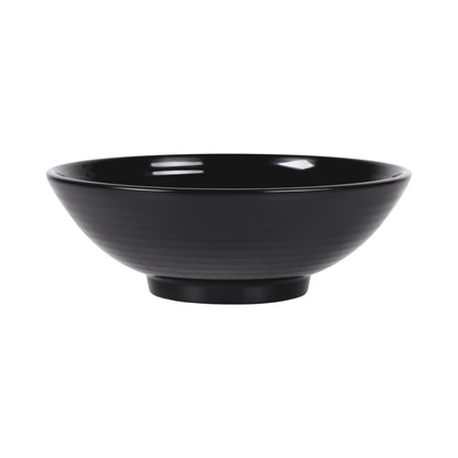 Melamine Round Ring Bowl - Black