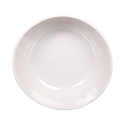 Melamine Irregular Round Bowl - Cream Glaze