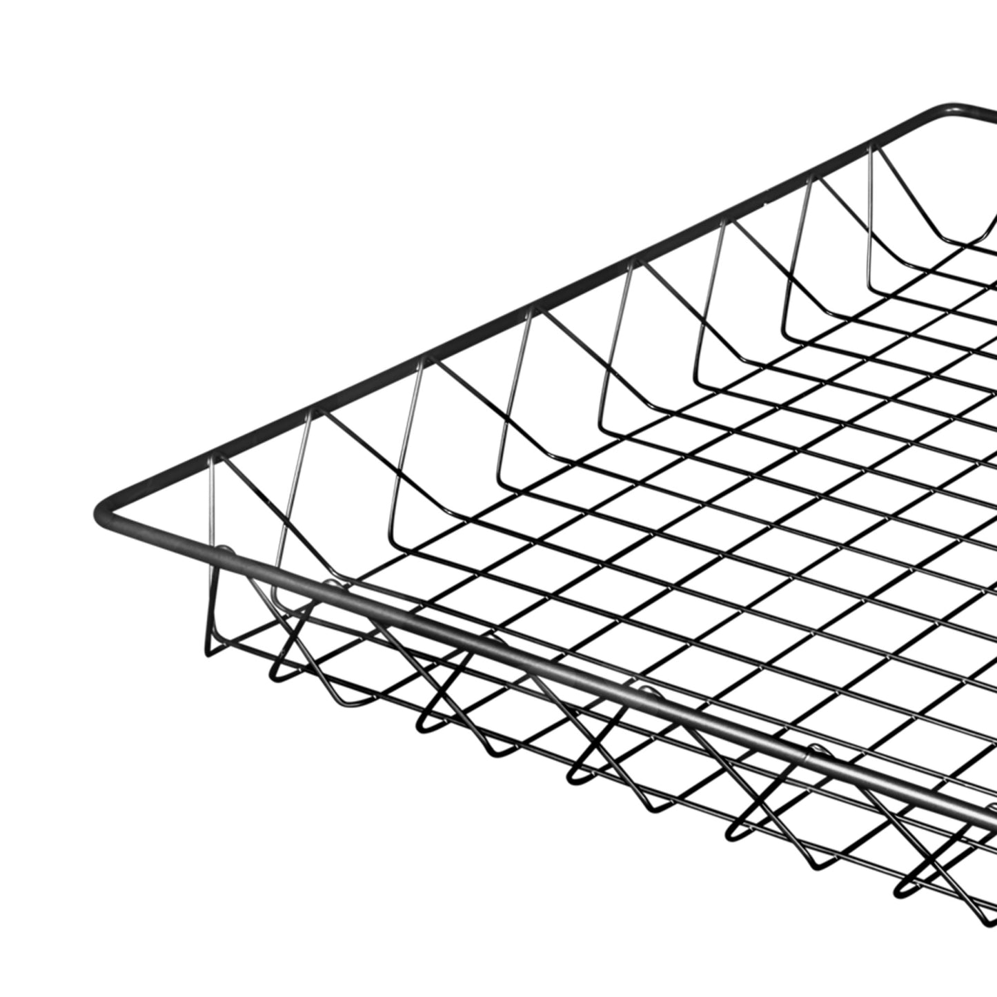 Metal Rectangular Wire Basket - Gunmetal Grey