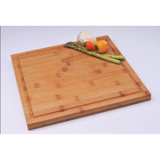 12" Bamboo Square Display Board, 0.75" tall