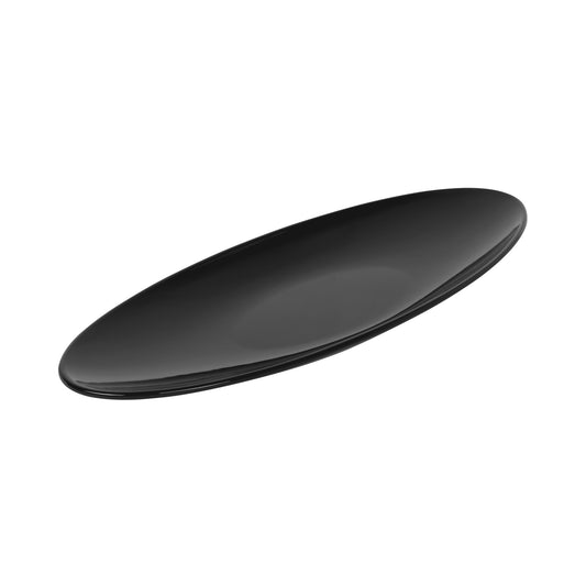 Melamine Oblong Salmon Platter - Black